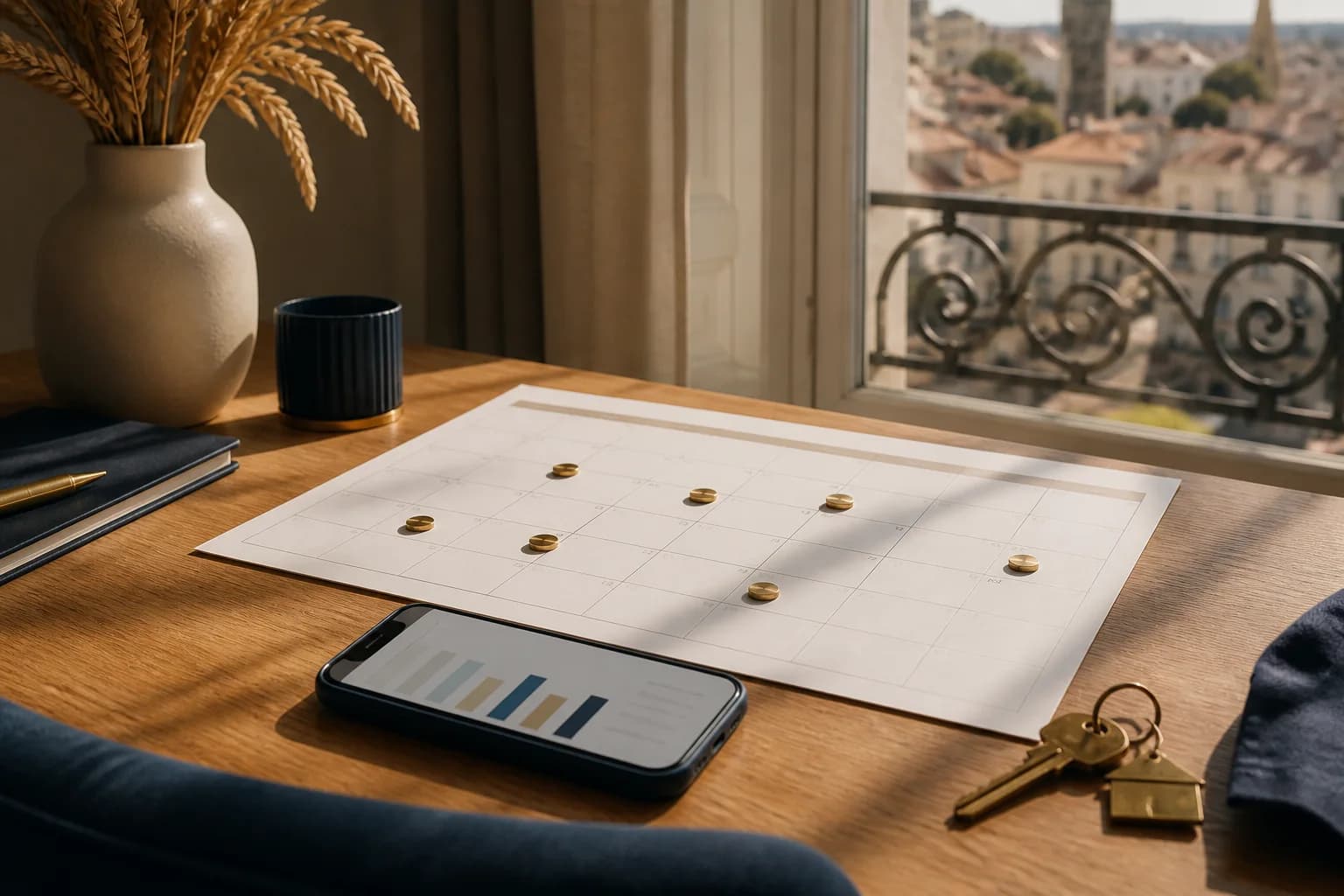 Calendrier, indicateurs et clés utilisés pour piloter les tarifs d’un logement